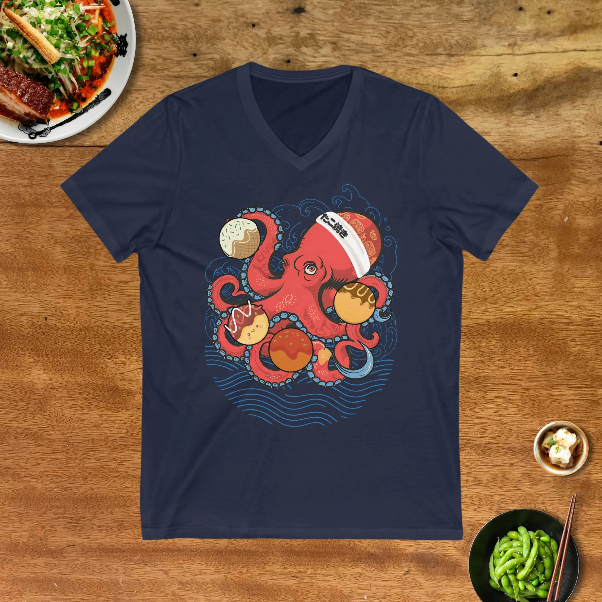 Takoyaki V-Neck T-Shirt