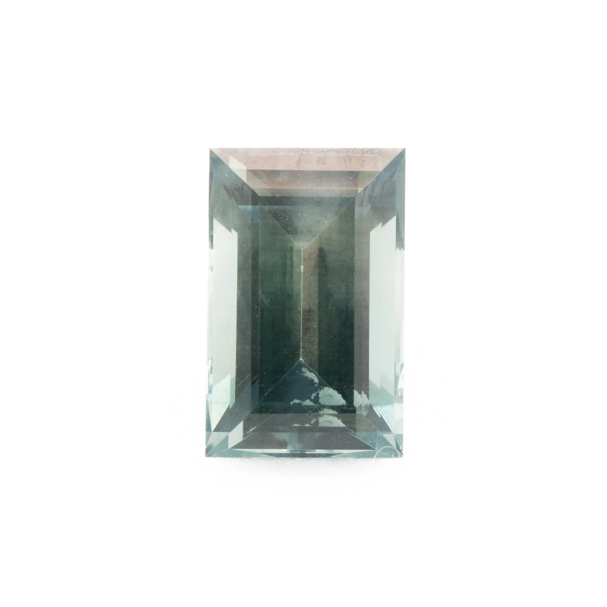Teal Step Cut Sapphire | 3.18ct | Montana Origin, Unheated