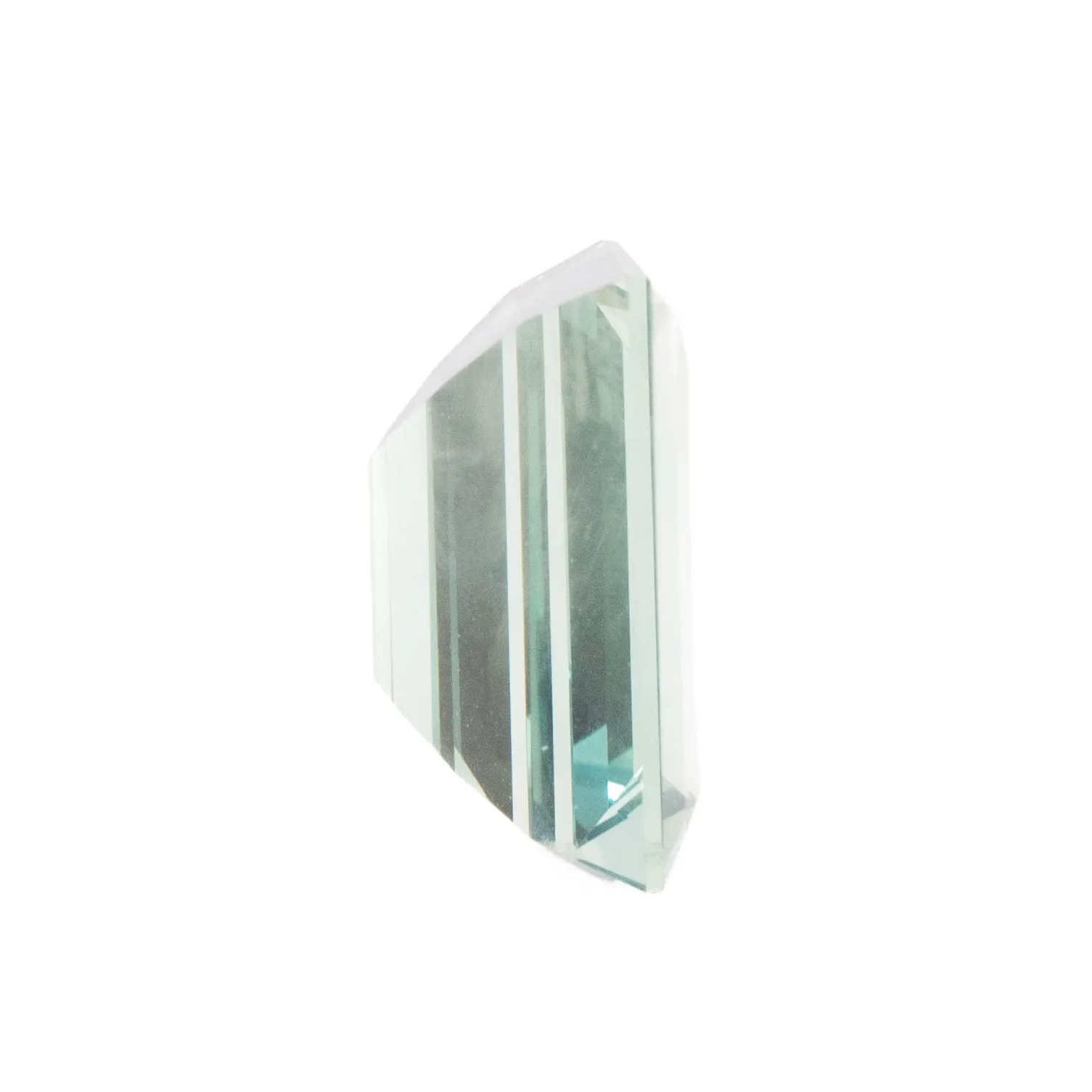 Teal Step Cut Sapphire | 3.18ct | Montana Origin, Unheated