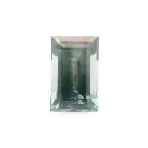 Teal Step Cut Sapphire | 3.18ct | Montana Origin, Unheated