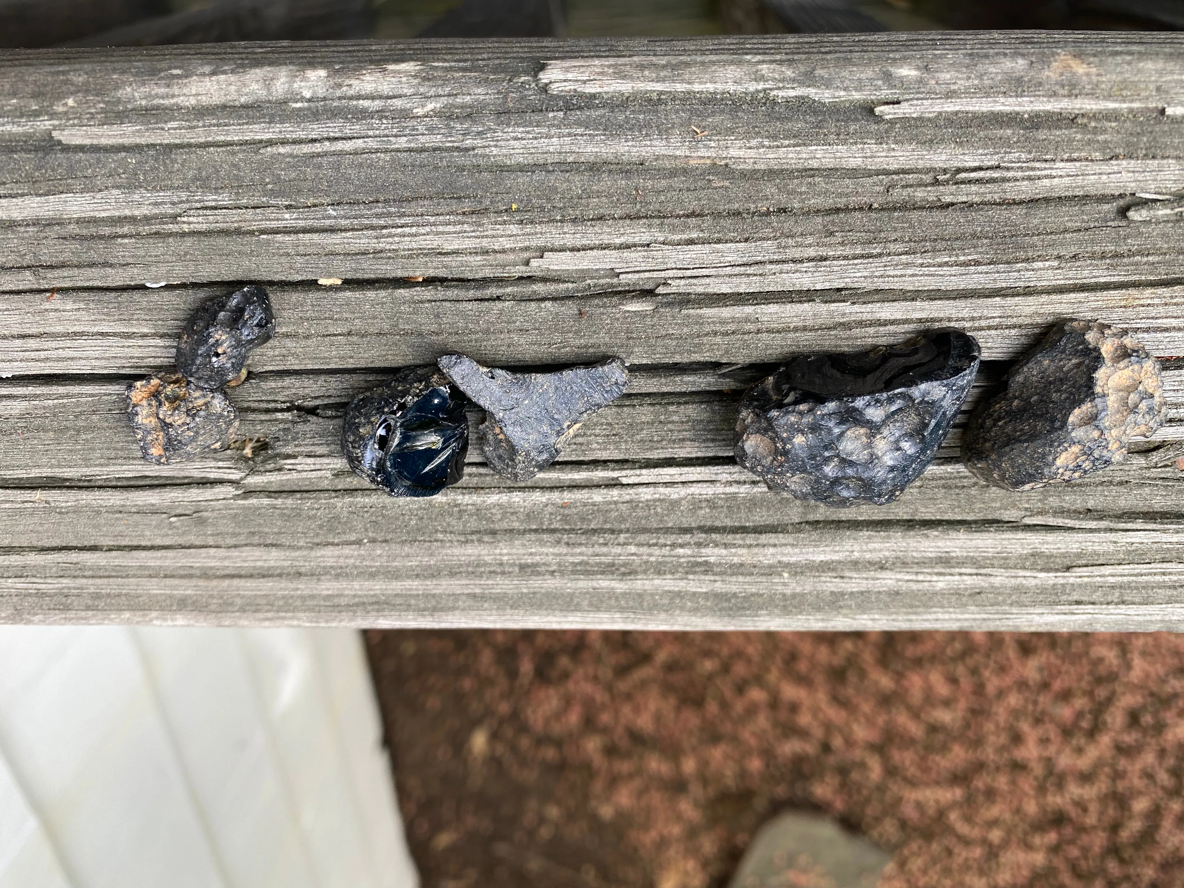 Tektite Stone Scoop,  Genuine Loose Tektite Stones, Asteroid Glass
