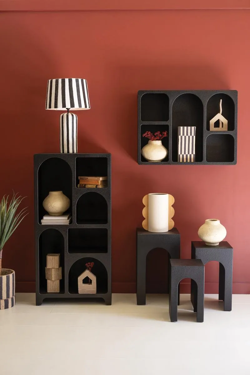 Textured Black Wall Cubbie