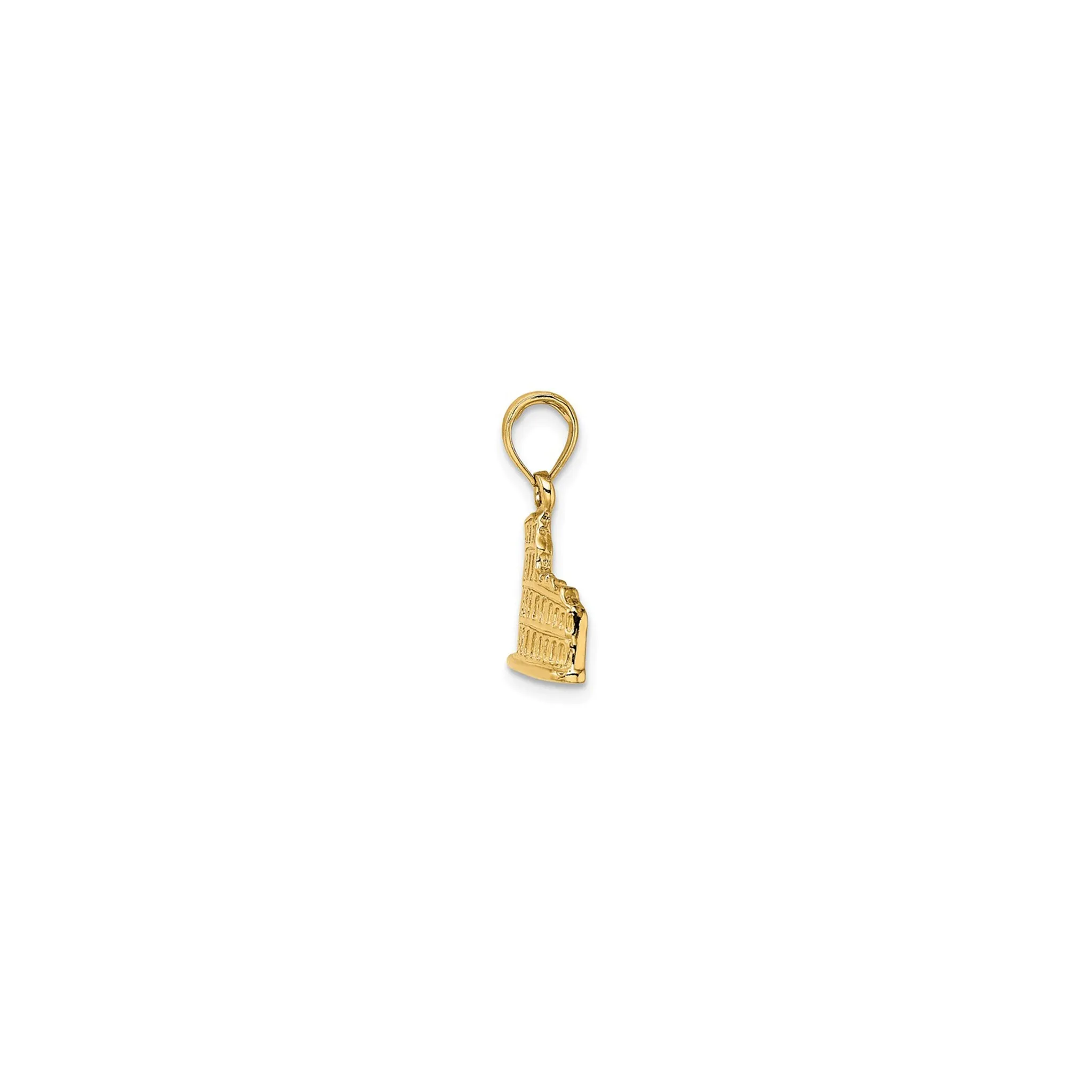 Textured Coliseum Pendant (14K)