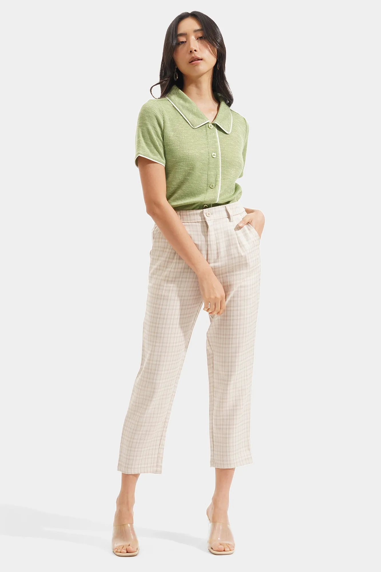 Textured Collared Tee