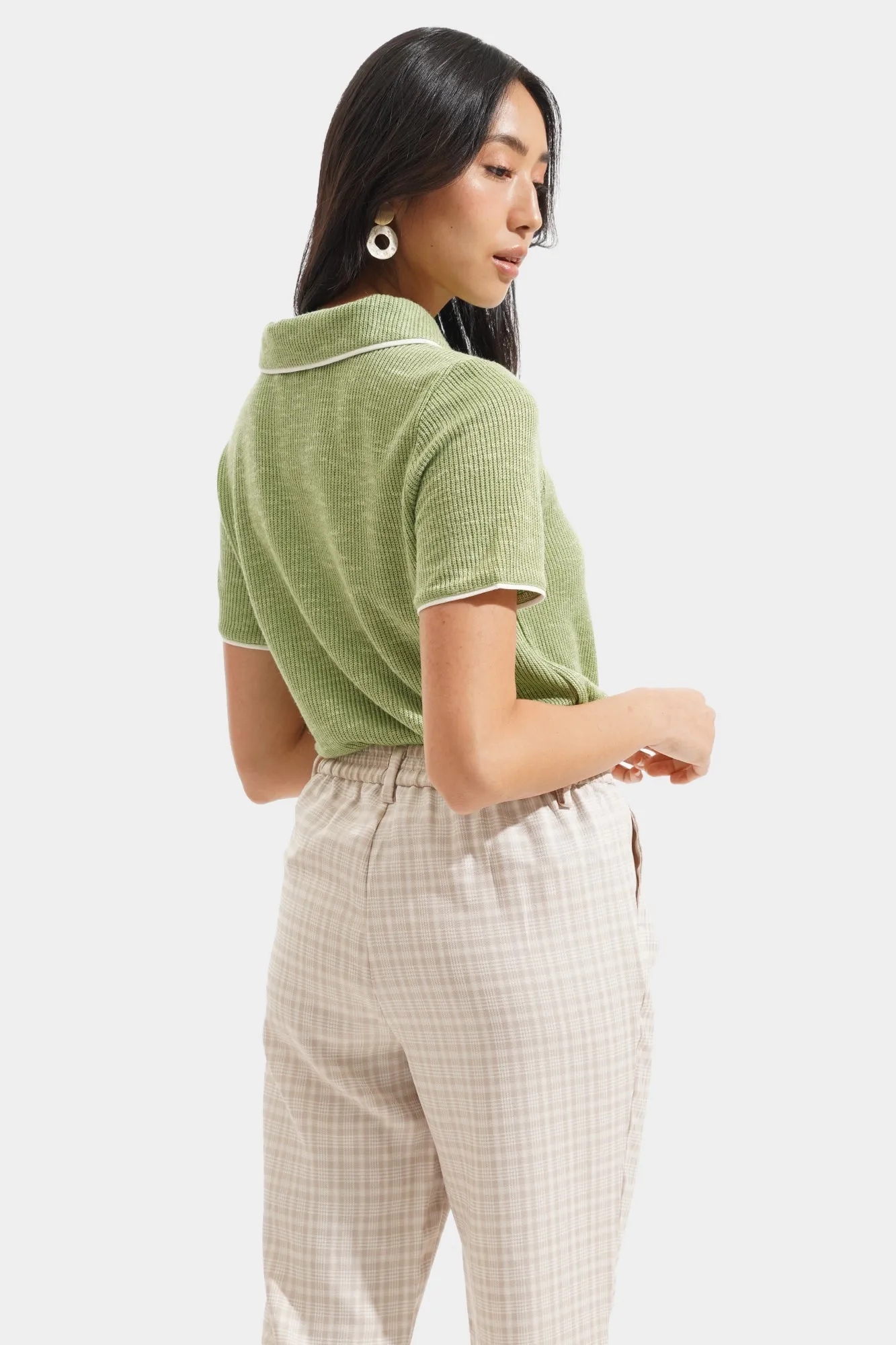 Textured Collared Tee