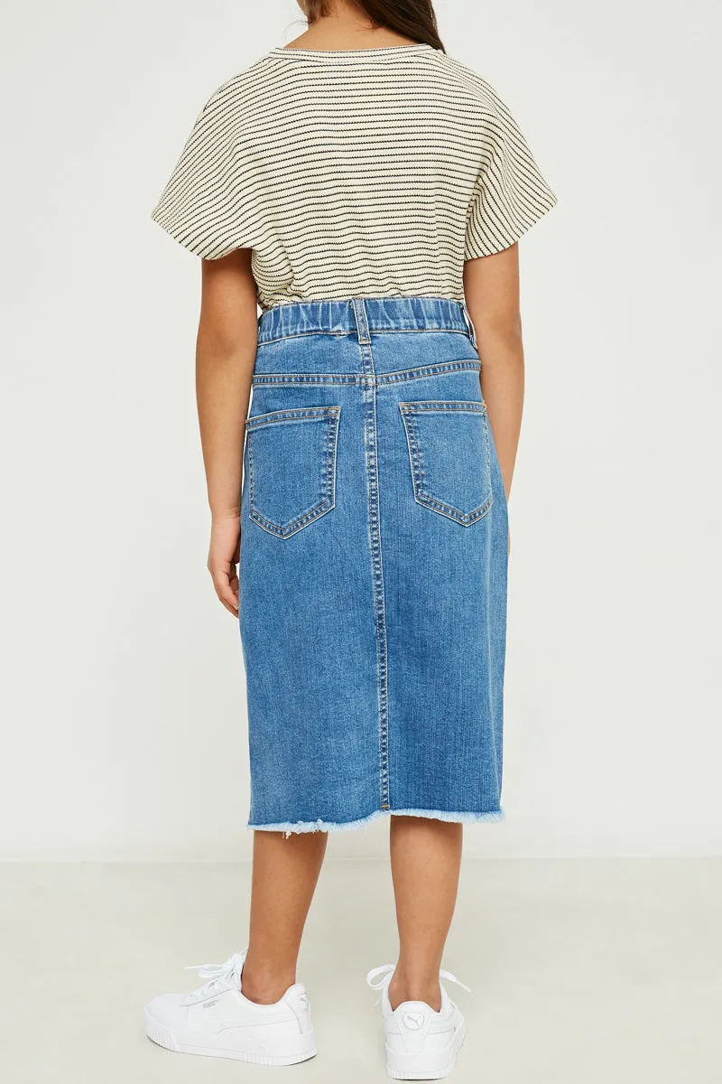 Textured Happy Face Top