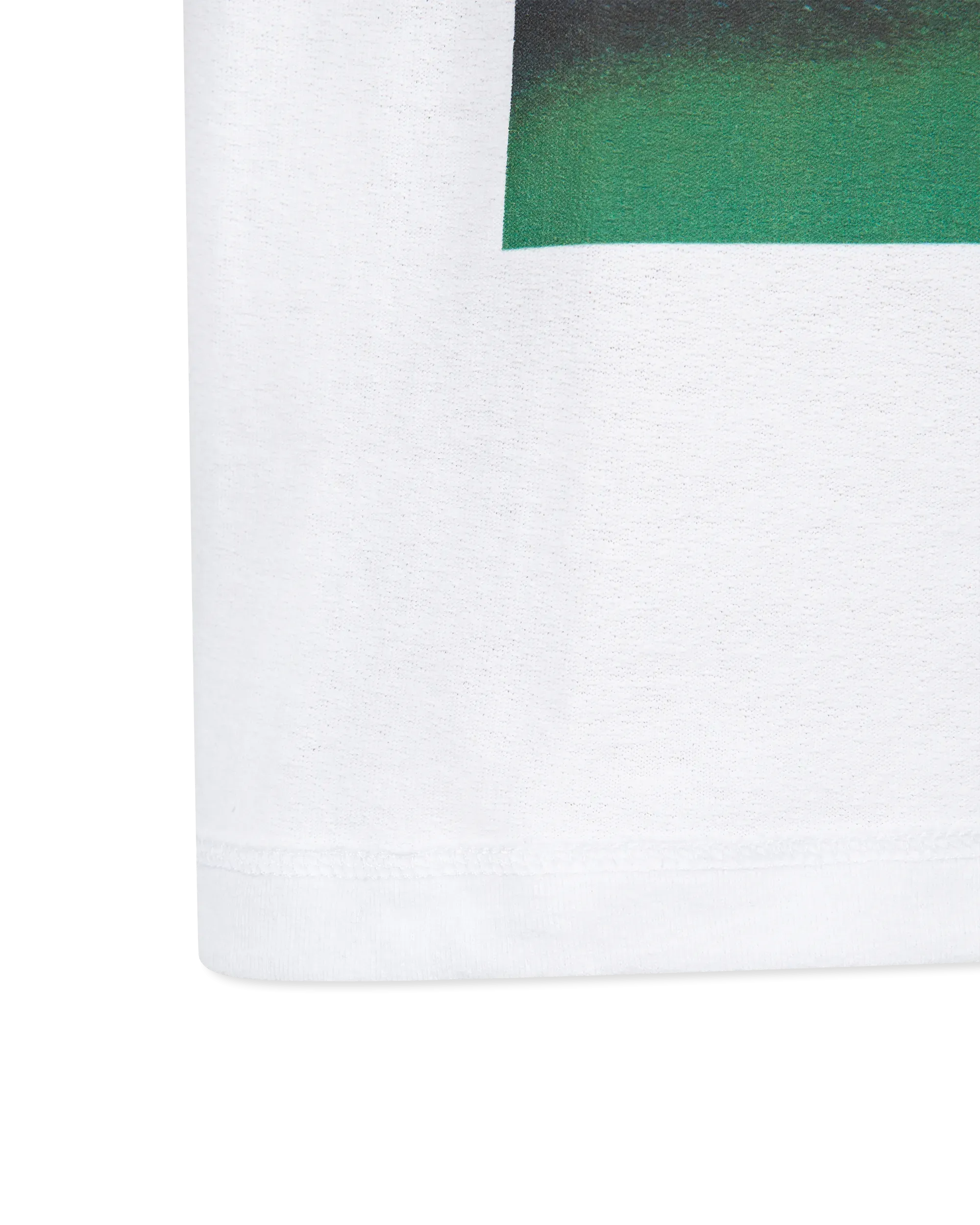 Textured Inside-Out Gothic Lettering Shirt