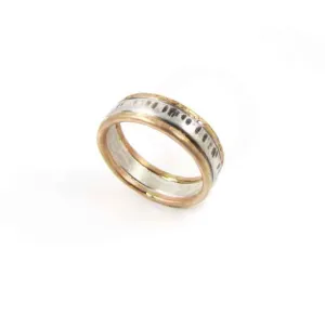 Textured Mixed Metal Band