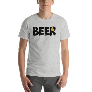 Textured Print Michigan Beer Short-Sleeve Unisex T-Shirt (7 Colors)