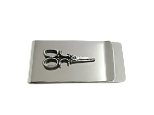 Textured Scissor Money Clip