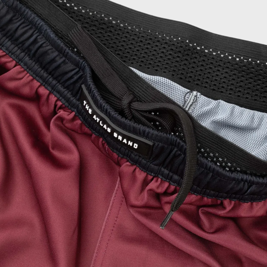 The Atlas Brand - Apex S1 Shorts - Burgundy