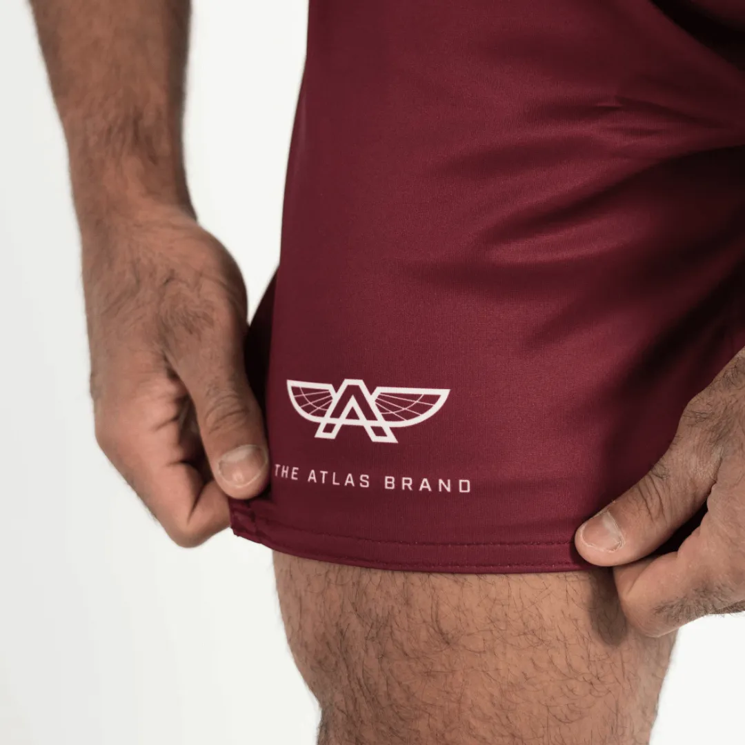 The Atlas Brand - Apex S1 Shorts - Burgundy