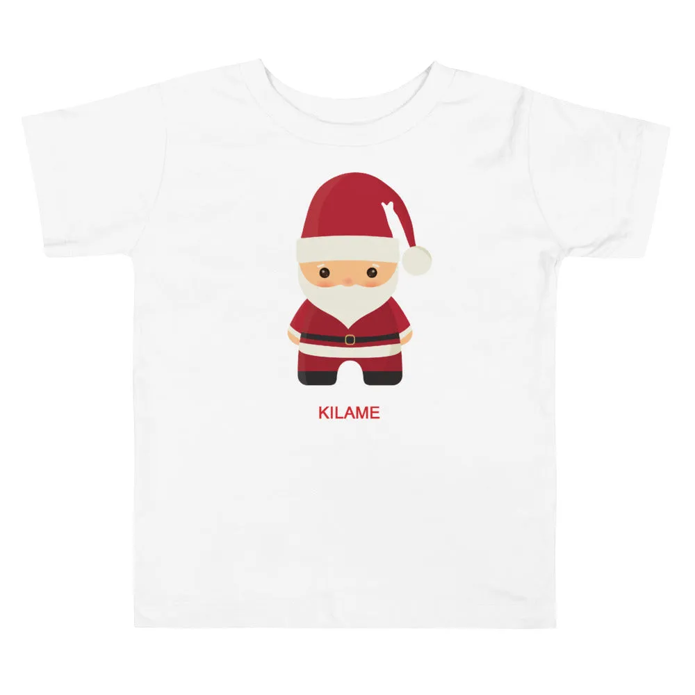 Toddler Short Sleeve Tee 'Baby Santa'