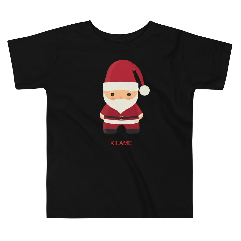 Toddler Short Sleeve Tee 'Baby Santa'