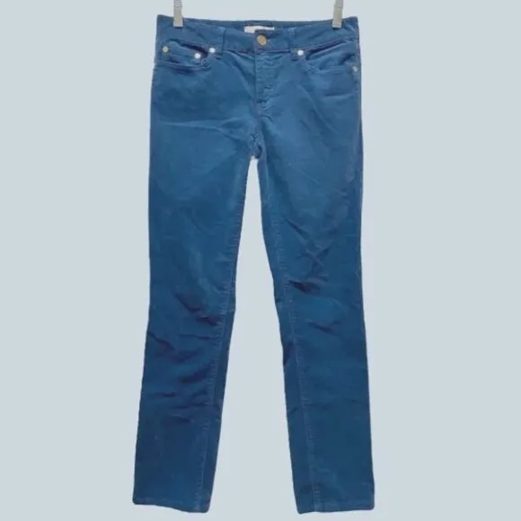Tory Burch Super Skinny Jean in Peacock Teal
