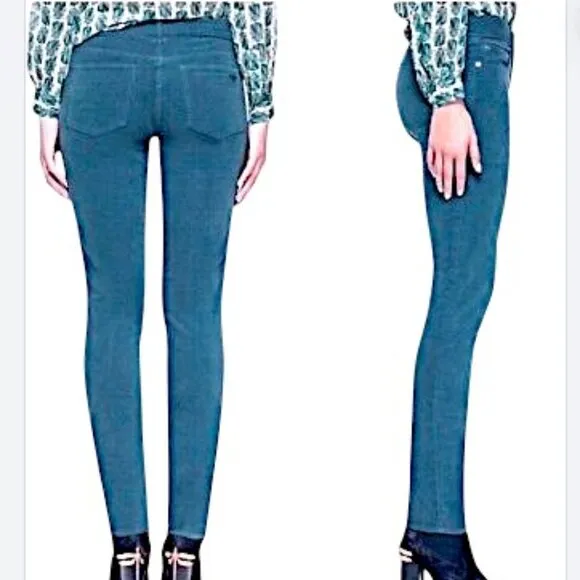 Tory Burch Super Skinny Jean in Peacock Teal