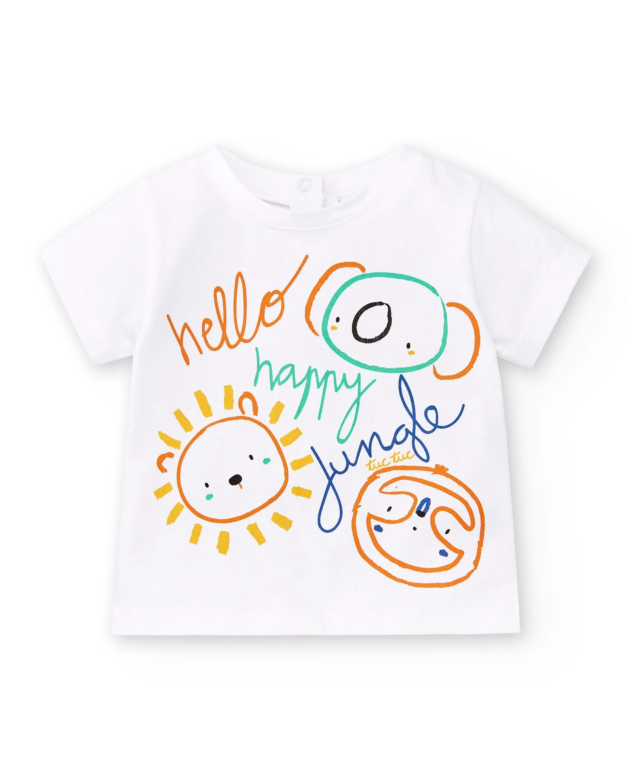 Tuctuc Animal Life Check Shorts & T-Shirt Set