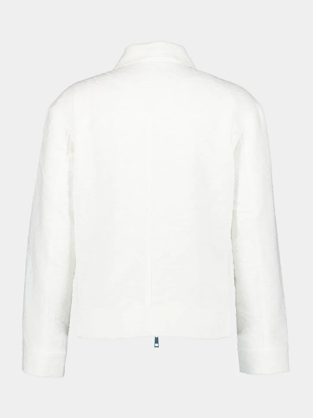 Tufted Palm leaf Embroidered Boucle Jacket
