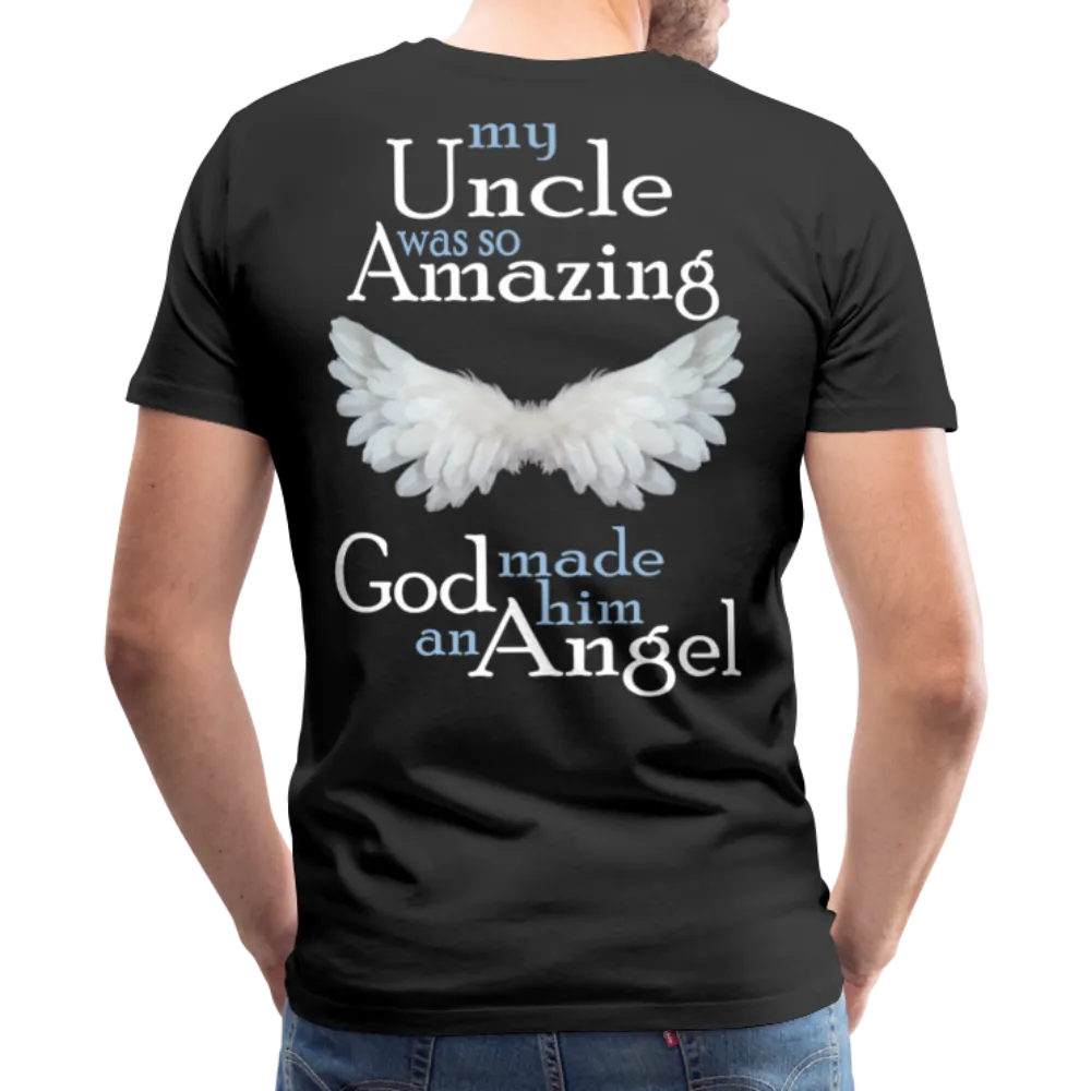 Uncle Amazing Angel Men's Premium T-Shirt (CK1485)