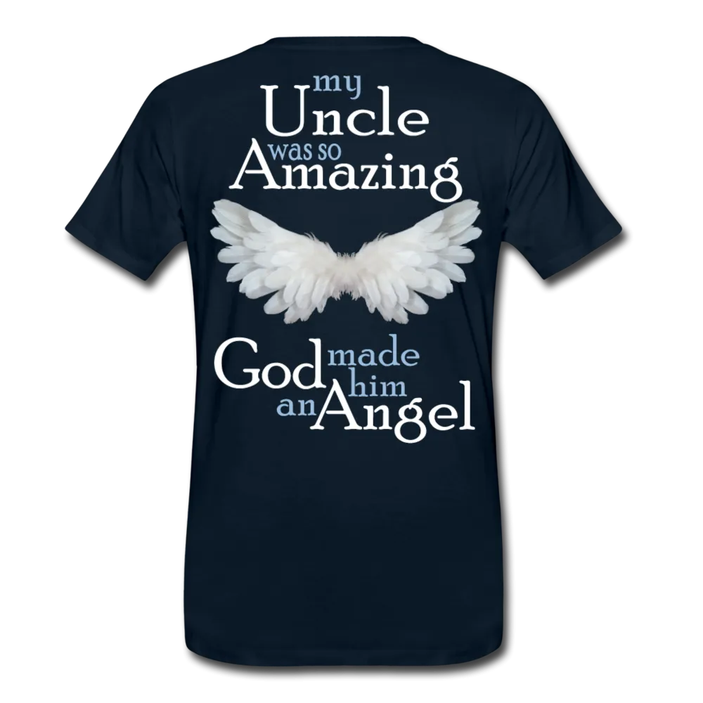 Uncle Amazing Angel Men's Premium T-Shirt (CK1485)