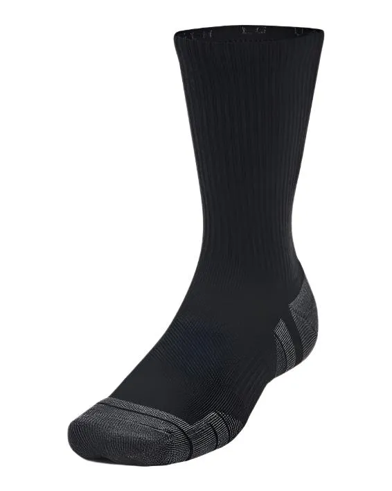 Under Armour Unisex UA Performance Tech 3-Pack Crew Socks