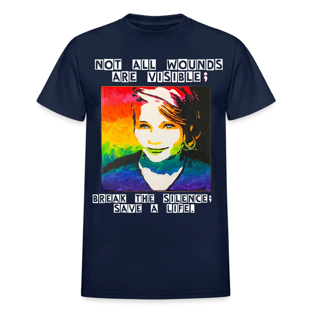 Unisex T-Shirt - Sage Art by Tin Crow Art/Classic SCF Logo