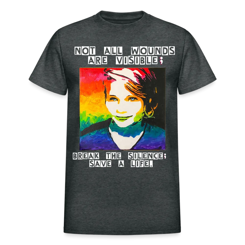 Unisex T-Shirt - Sage Art by Tin Crow Art/Classic SCF Logo