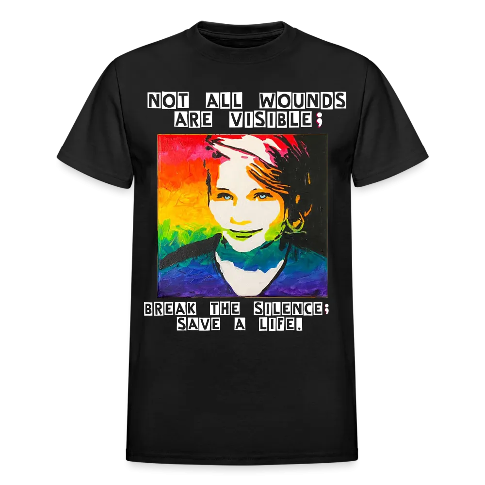 Unisex T-Shirt - Sage Art by Tin Crow Art/Classic SCF Logo