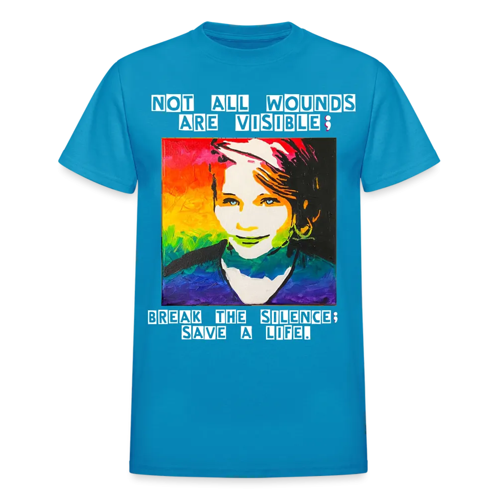 Unisex T-Shirt - Sage Art by Tin Crow Art/Classic SCF Logo