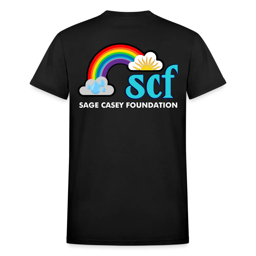 Unisex T-Shirt - Sage Art by Tin Crow Art/Classic SCF Logo