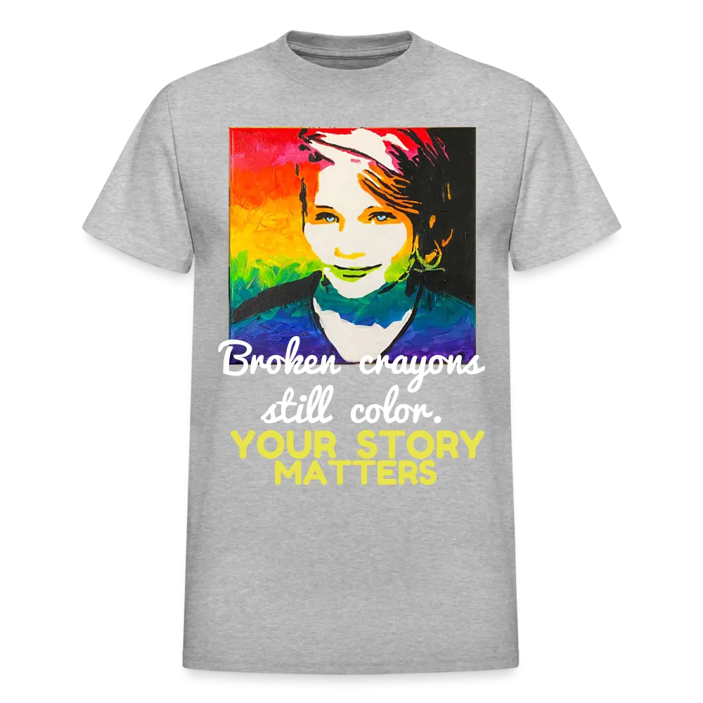Unisex T-Shirt - Sage Portrait by Tin Crow Art/Classic SCF Logo