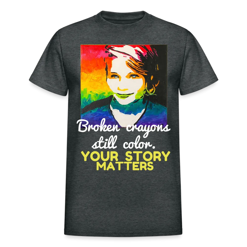 Unisex T-Shirt - Sage Portrait by Tin Crow Art/Classic SCF Logo