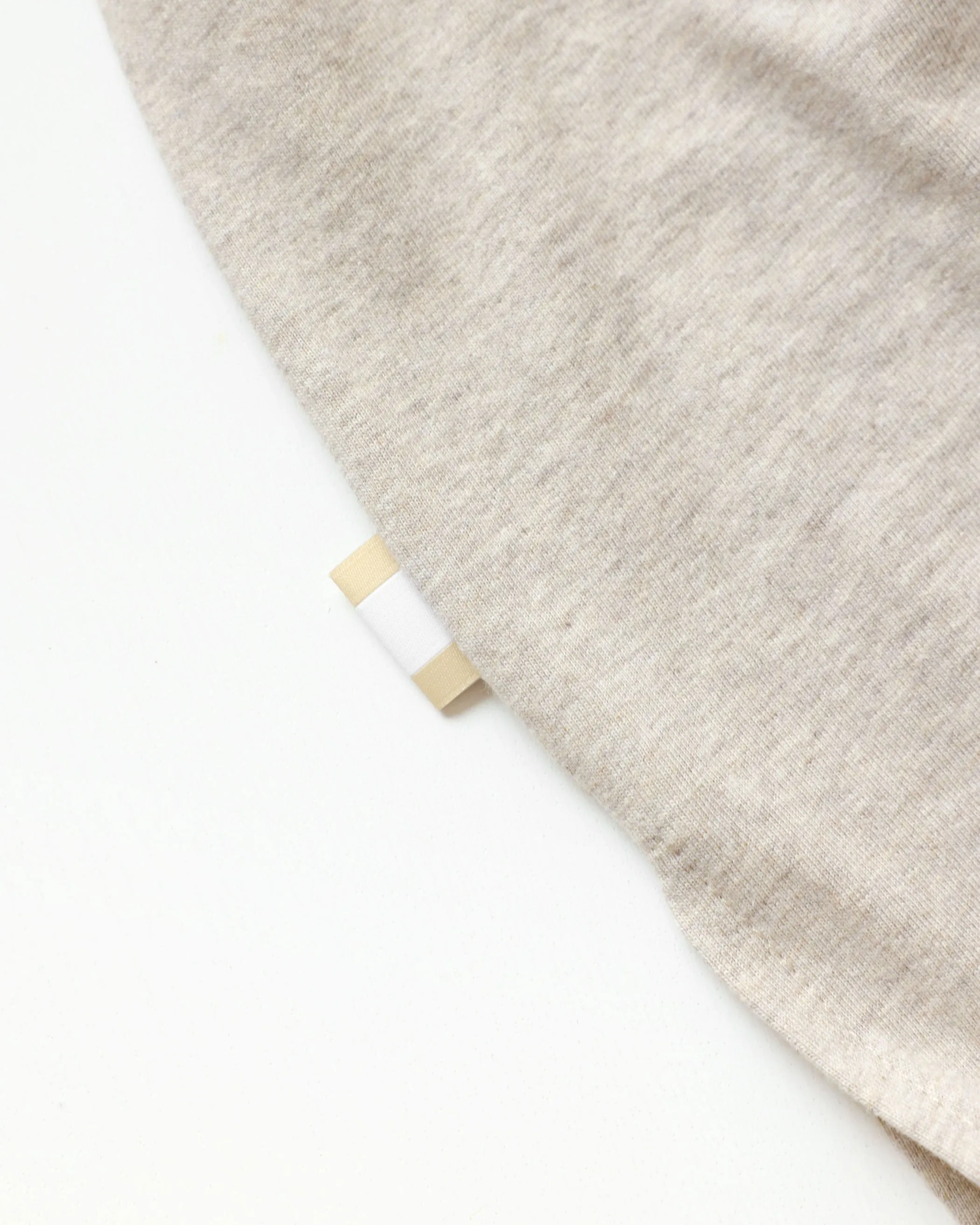 V-Neck Midi T-Shirt Dress Oatmeal
