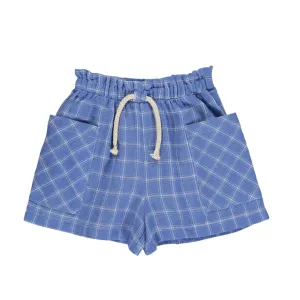 Vignette Arwen Shorts - Blue/White Plaid