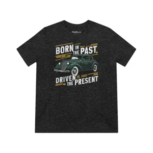 Vintage Car Triblend Tee for Timeless Style