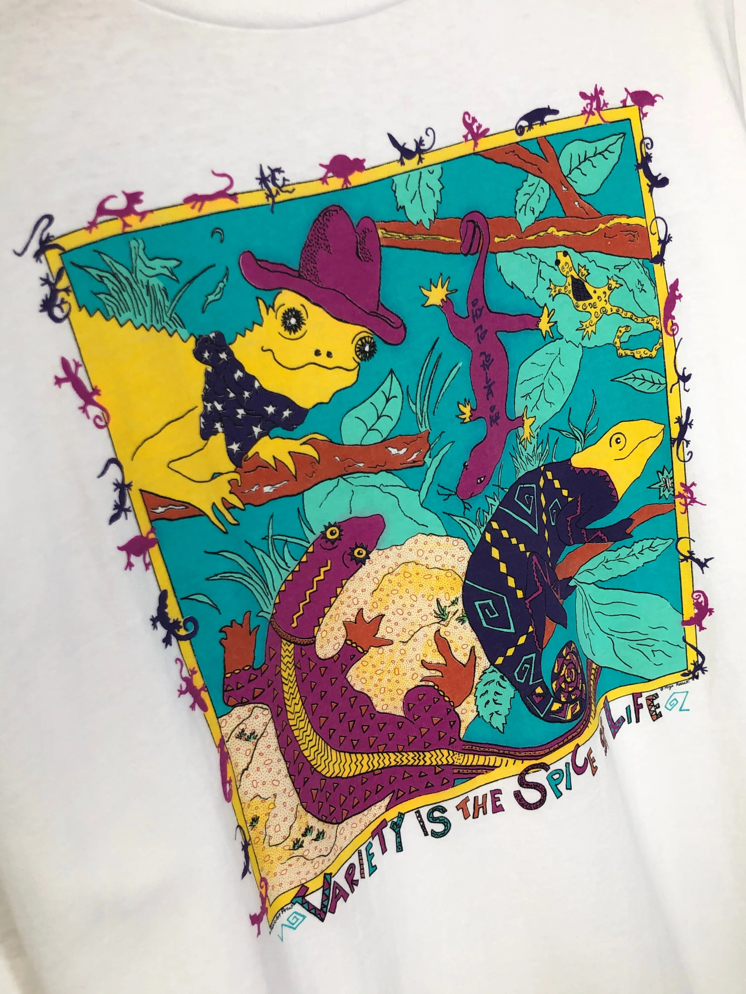 VTG "Spice Of Life" Animal Art Tee (XL)