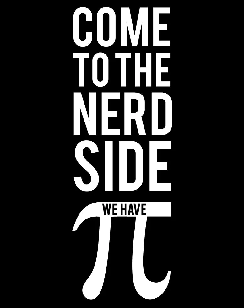 Weird Science Come To The Nerd Side We Have Pi Official Men's T-shirt (Black)