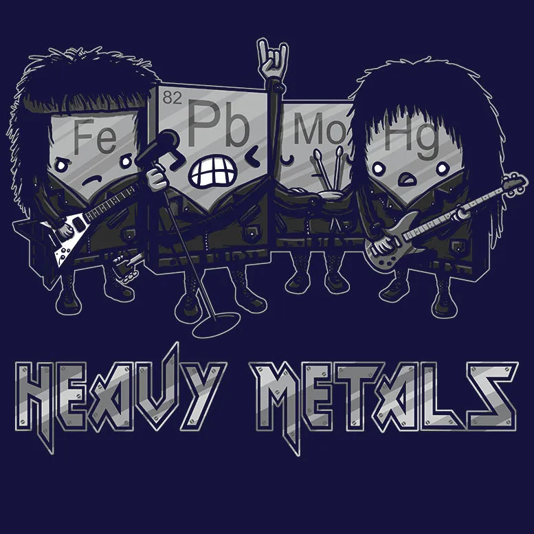 Weird Science Heavy Metals Official Kid's T-shirt (Navy)