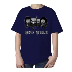 Weird Science Heavy Metals Official Kid's T-shirt (Navy)