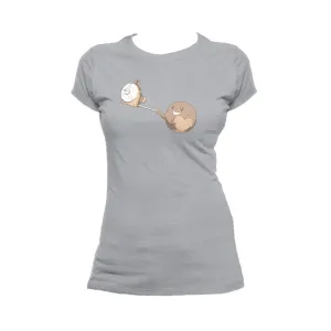 Weird Science Pluto Selfie Official Women's T-shirt (Heather Grey)