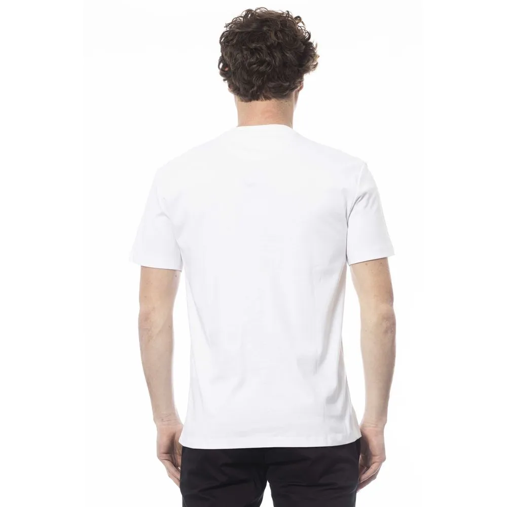 White Cotton Men's T-Shirt