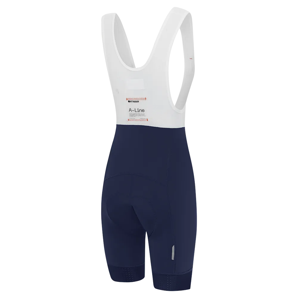 Women's A-Line Bib Shorts Navy