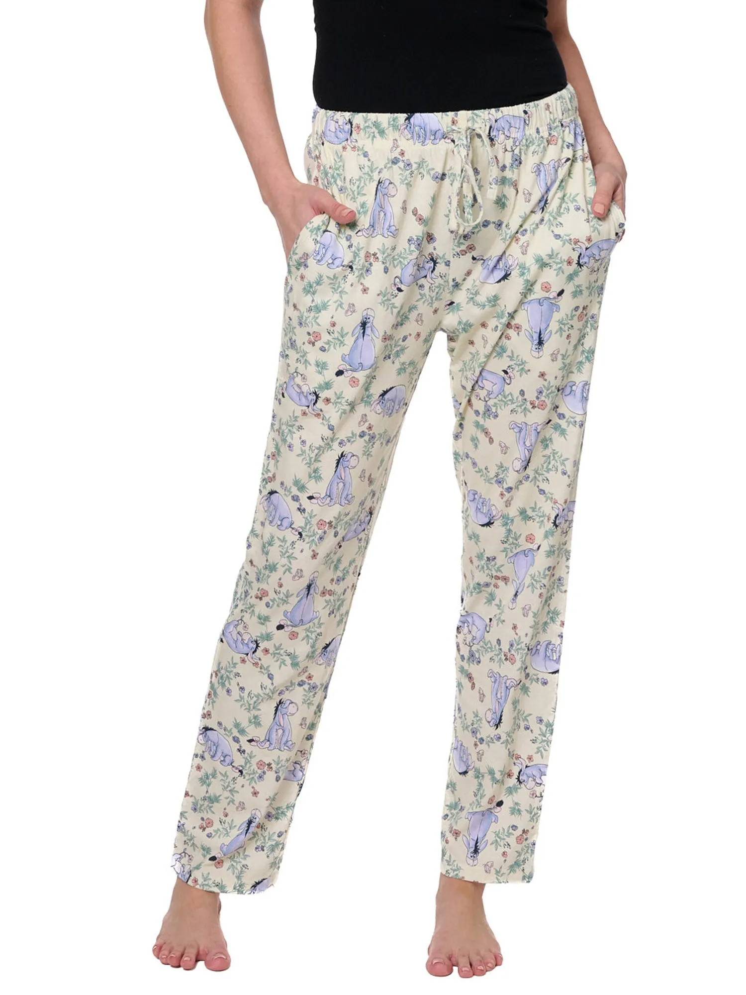 Women's Eeyore Just Chilling T-Shirt w/ Disney Watercolor Lounge Pants Set