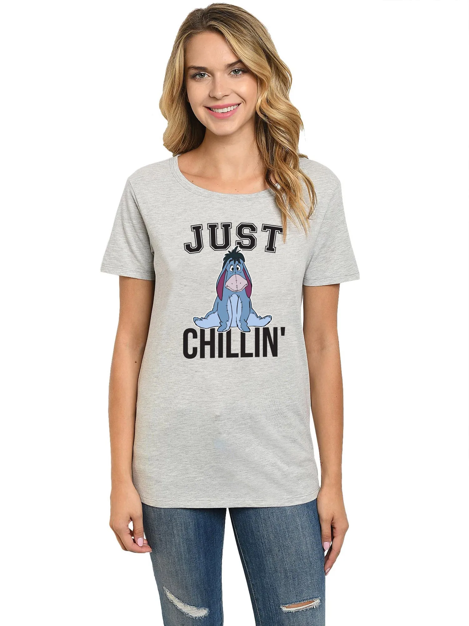 Women's Eeyore Just Chilling T-Shirt w/ Disney Watercolor Lounge Pants Set