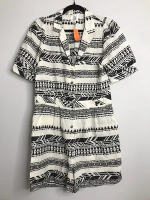 Womens Size Med Misses White dRA Romper