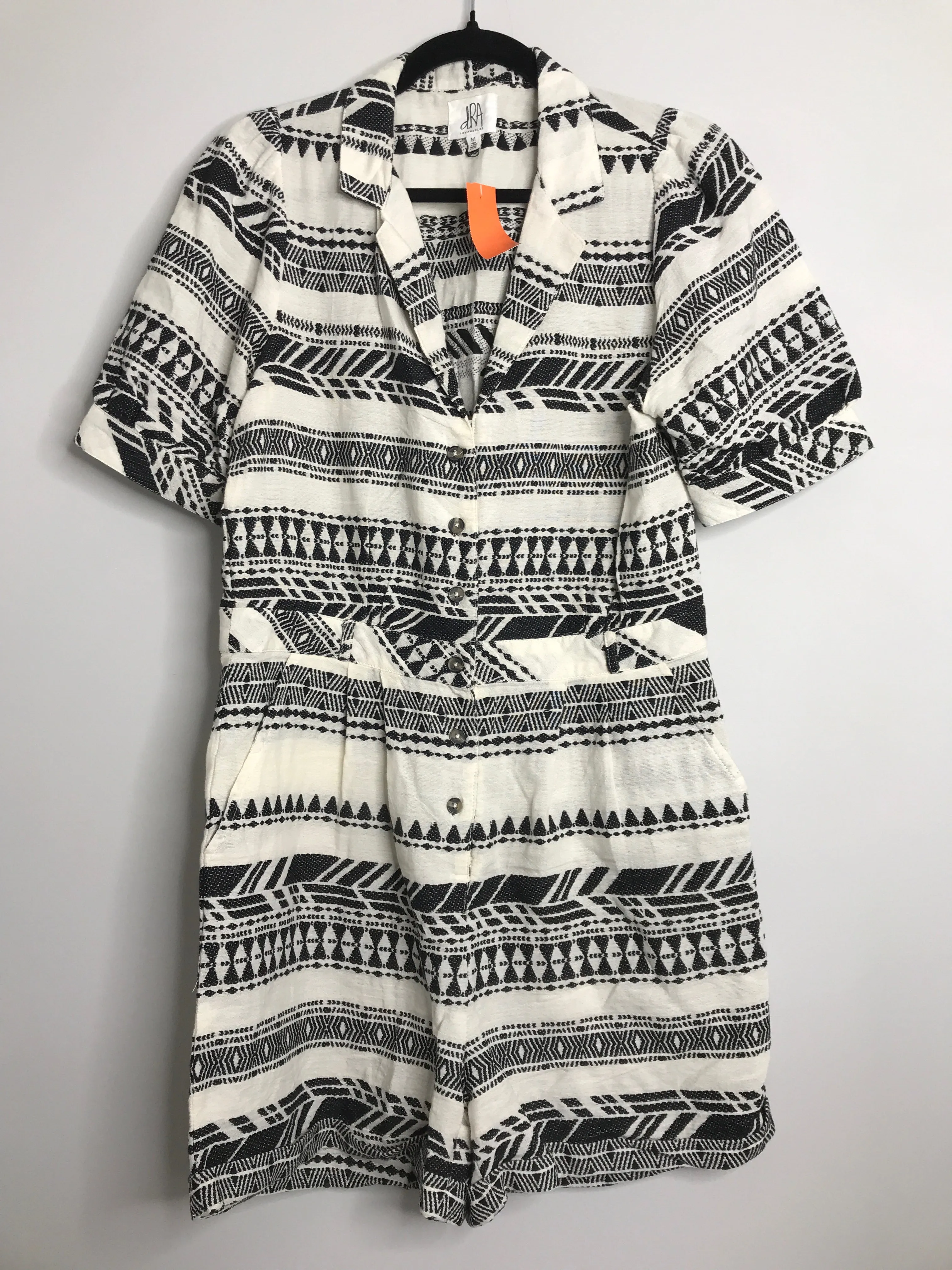 Womens Size Med Misses White dRA Romper