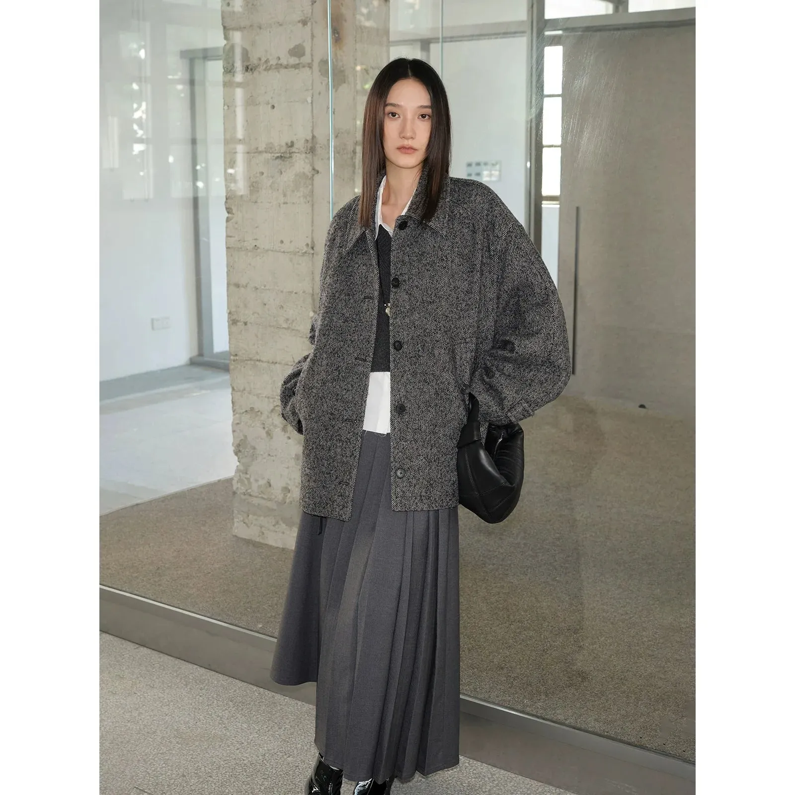 Wool Textured Coat