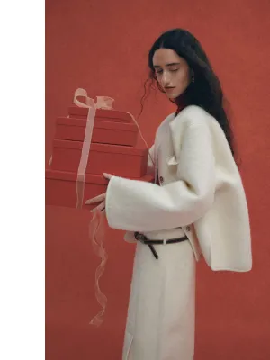 Woolen Textured Coat