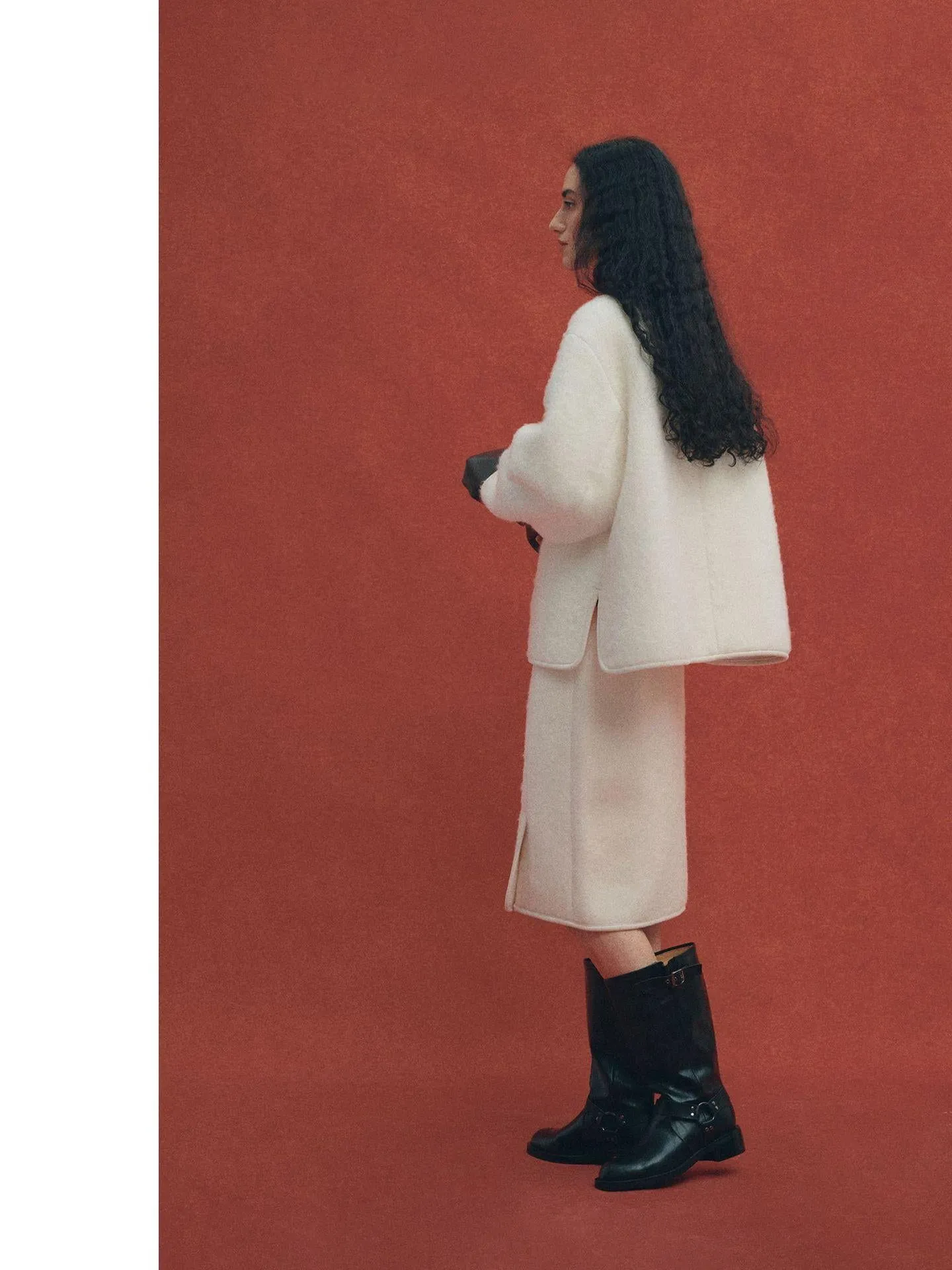 Woolen Textured Coat
