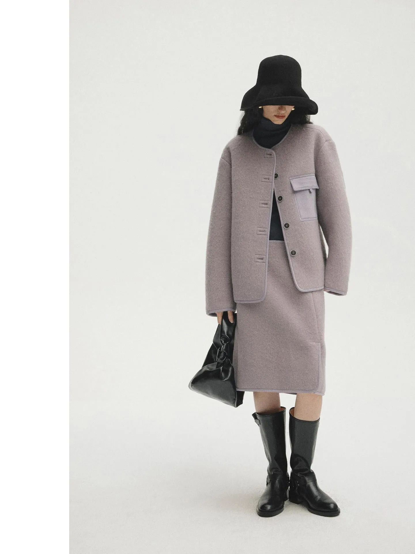 Woolen Textured Coat